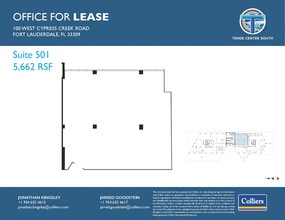 100 W Cypress Creek Rd, Fort Lauderdale, FL for lease Floor Plan- Image 1 of 1