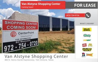 Plus de détails pour 385 N Henry Hynds Expy, Van Alstyne, TX - Vente au détail à louer