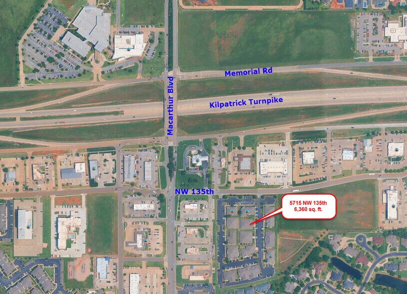 5716 NW 135th St, Oklahoma City, OK à vendre - Photo du bâtiment - Image 2 de 14