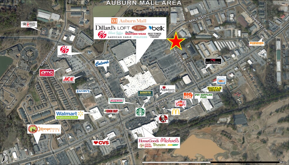 0 Mall Pkwy Mall Pkwy Pky, Auburn, AL à louer - Photo du bâtiment - Image 3 de 6