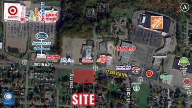 Lincoln Way E, Massillon, OH - AERIAL  map view - Image1