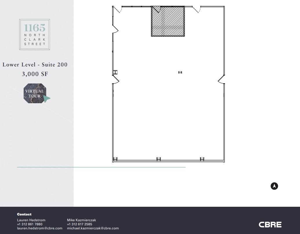 1165 N Clark St, Chicago, IL à louer Plan d’étage- Image 1 de 3