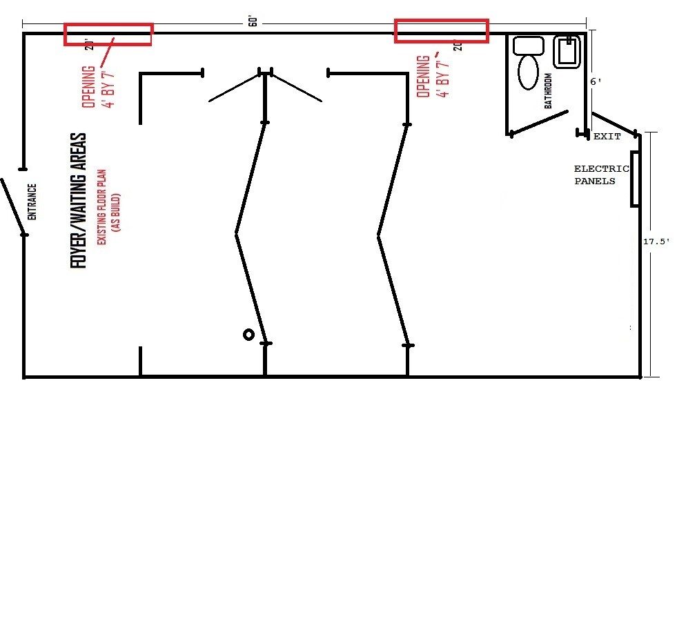 13543 Bammel North Houston Rd, Houston, TX for lease Typical Floor Plan- Image 1 of 2