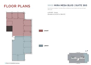 9909 Mira Mesa Blvd, San Diego, CA for lease Floor Plan- Image 1 of 1