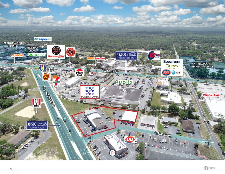 1213-1221 US 41 & 1106 - 1110 Sterling Rd, Inverness, FL à vendre - Photo du bâtiment - Image 3 de 9