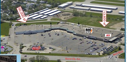 8787 N Knoxville Ave, Peoria, IL - Aerial  map view