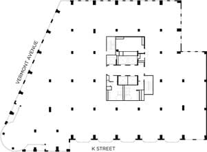 1425 K St NW, Washington, DC à louer Plan d’étage- Image 1 de 1