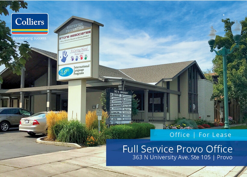 363 N University Ave, Provo, UT for lease - Building Photo - Image 1 of 6