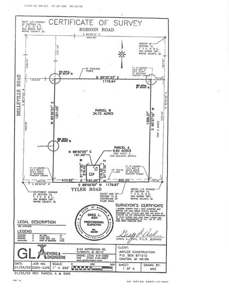 44430 & 44804 Tyler Rd, Belleville, MI à vendre - Photo du bâtiment - Image 2 de 2