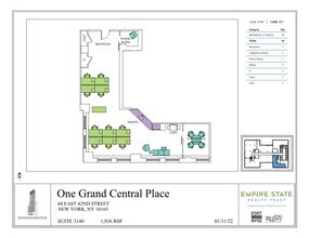 60 E 42nd St, New York, NY à louer Plan d’étage- Image 1 de 15