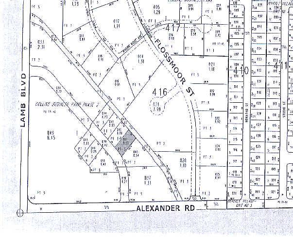4390 E Alexander Rd, Las Vegas, NV for sale - Plat Map - Image 3 of 6