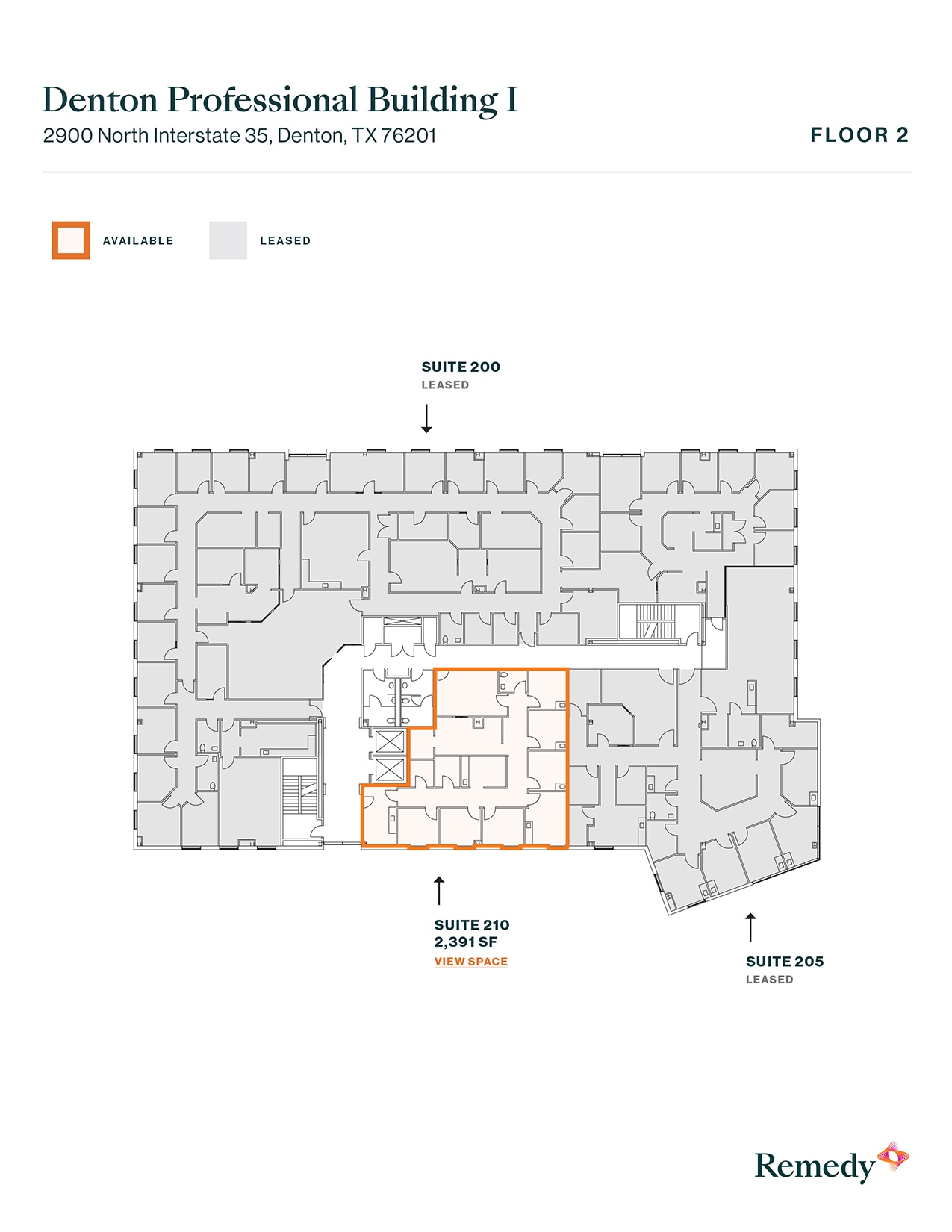 2900 Interstate 35, Denton, TX à louer Plan d’étage- Image 1 de 1