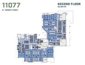 11085 N Torrey Pines Rd, La Jolla, CA à louer Plan d’étage- Image 1 de 1