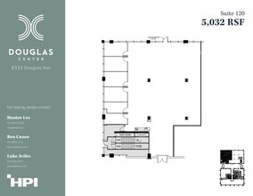 8333 Douglas Ave, Dallas, TX à louer Plan d’étage- Image 1 de 1