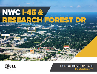 Plus de détails pour NWC I-45 & Research Forest Dr, Shenandoah, TX - Terrain à vendre