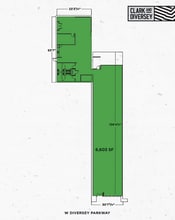 659 W Diversey Pky, Chicago, IL à louer Plan d’étage- Image 2 de 2