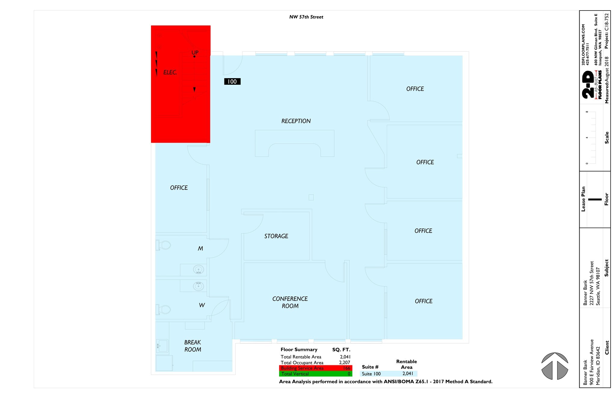 2227 NW 57th St, Seattle, WA à louer Plan de site- Image 1 de 2