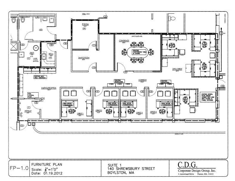 140 Shrewsbury St, Boylston, MA à louer Plan d’étage- Image 1 de 1