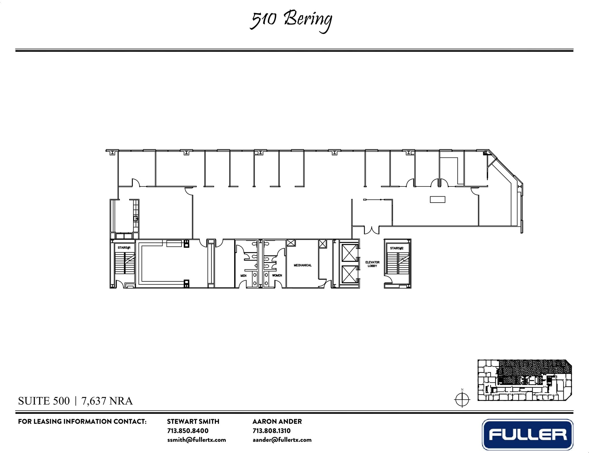 510 Bering Dr, Houston, TX à louer Plan de site- Image 1 de 1