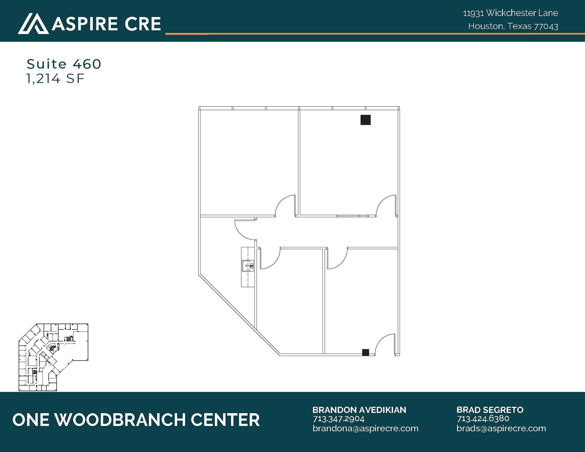11931 Wickchester Ln, Houston, TX à louer Plan d’étage- Image 1 de 1