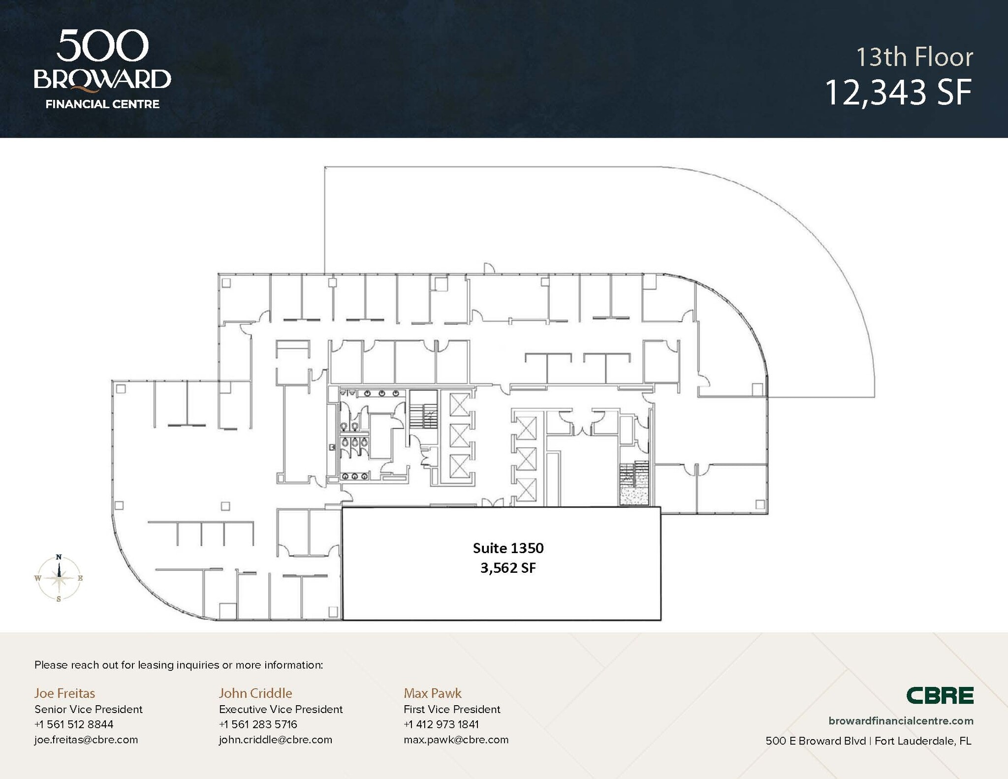 500 E Broward Blvd, Fort Lauderdale, FL for lease Interior Photo- Image 1 of 1