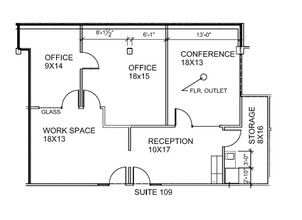 17480 Dallas Pky, Dallas, TX à louer Plan d  tage- Image 1 de 1