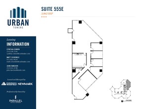 222 W Las Colinas Blvd, Irving, TX à louer Plan d’étage- Image 1 de 2