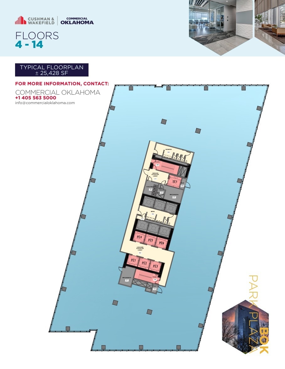 499 W Sheridan Ave, Oklahoma City, OK for lease Floor Plan- Image 1 of 1