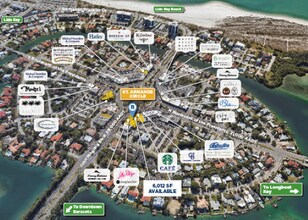 443 John Ringling Blvd, Sarasota, FL - AERIAL  map view