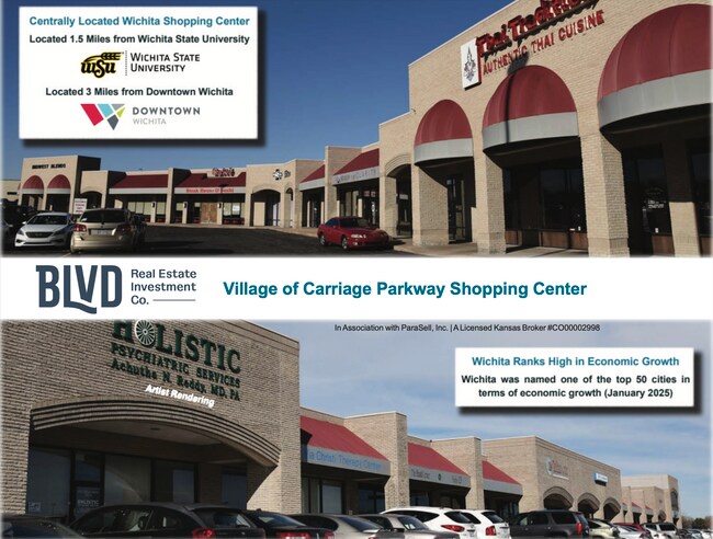 Plus de détails pour Village of Carriage Parkway Center – Commerce de détail à vendre, Wichita, KS