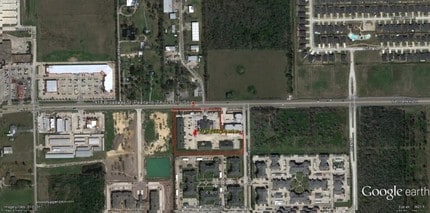 7924 Broadway St, Pearland, TX - AERIAL  map view