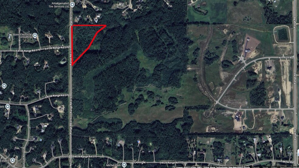 54115 Range Road 275, Parkland County, AB à vendre - Aérien - Image 2 de 3