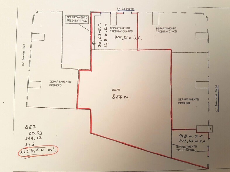 Commerce de détail dans Sueca, Valencia à vendre - Plan d’étage - Image 2 de 9
