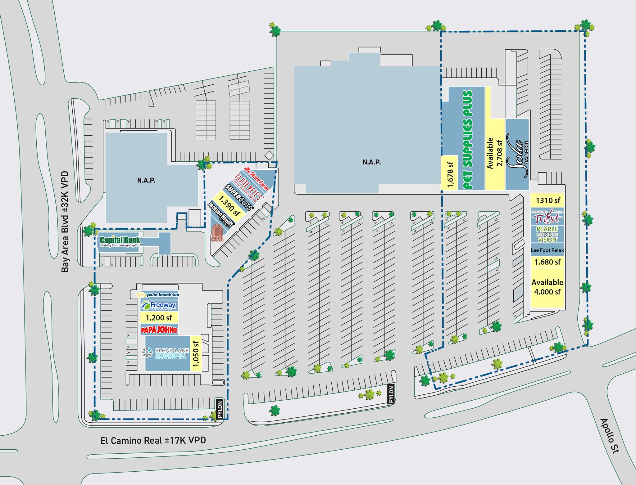 16811 El Camino Real, Houston, TX for lease Site Plan- Image 1 of 1