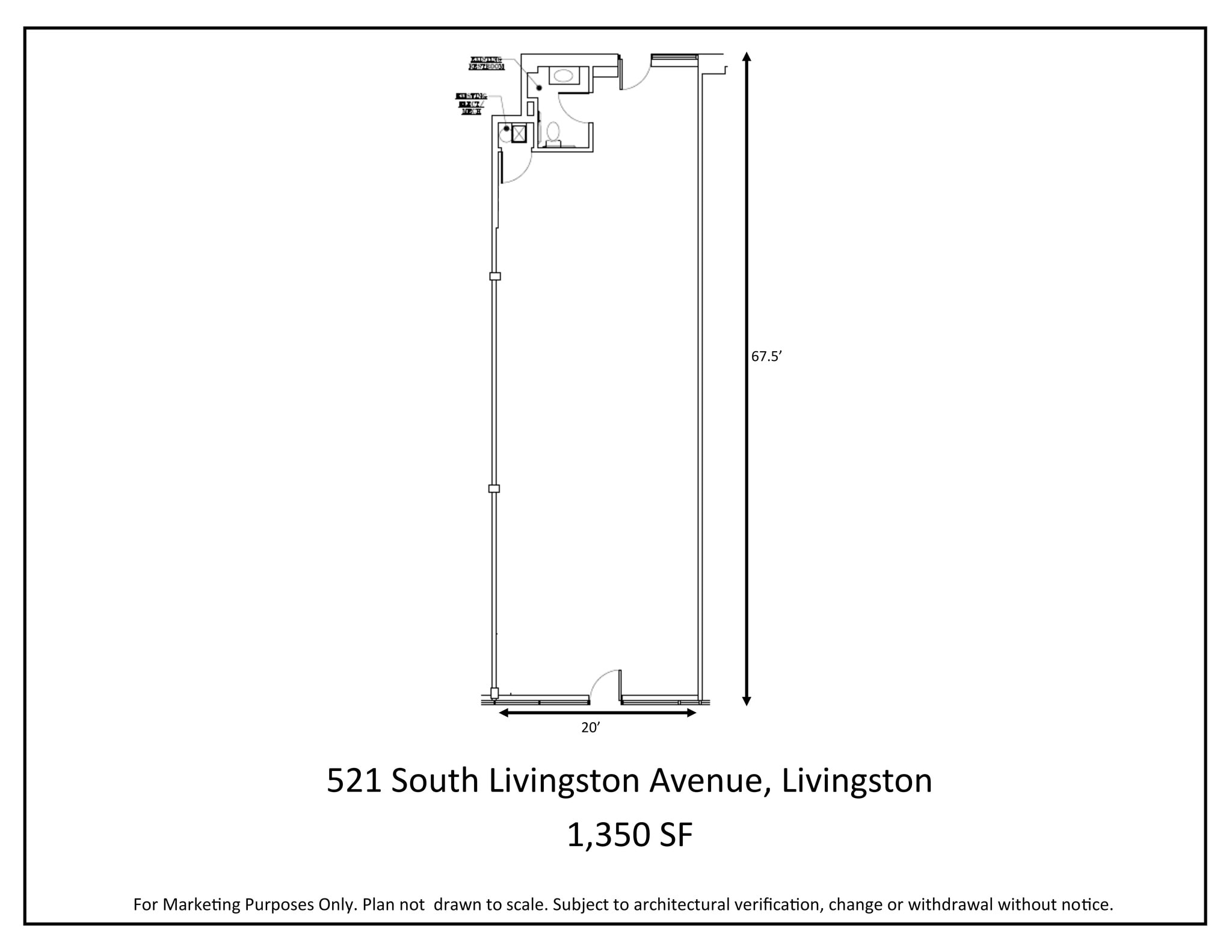 517-525 S Livingston Ave, Livingston, NJ for lease Site Plan- Image 1 of 1