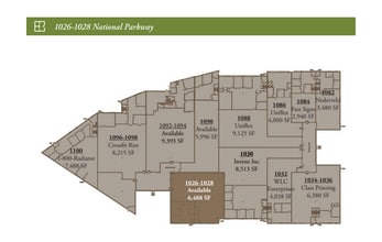 1026-1100 National Pky, Schaumburg, IL for lease Floor Plan- Image 1 of 1