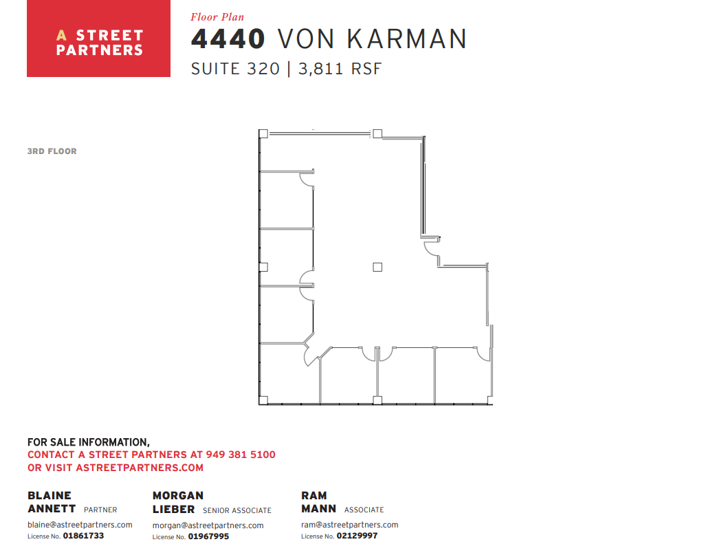 4440 Von Karman Ave, Newport Beach, CA 92660 - Unit 320 -  - Floor Plan - Image 1 of 1