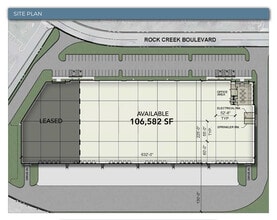 1600 Rock Creek Blvd, Joliet, IL à louer Plan de site- Image 2 de 3