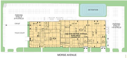1500-1530 Morse Ave, Elk Grove Village, IL for lease Site Plan- Image 2 of 3