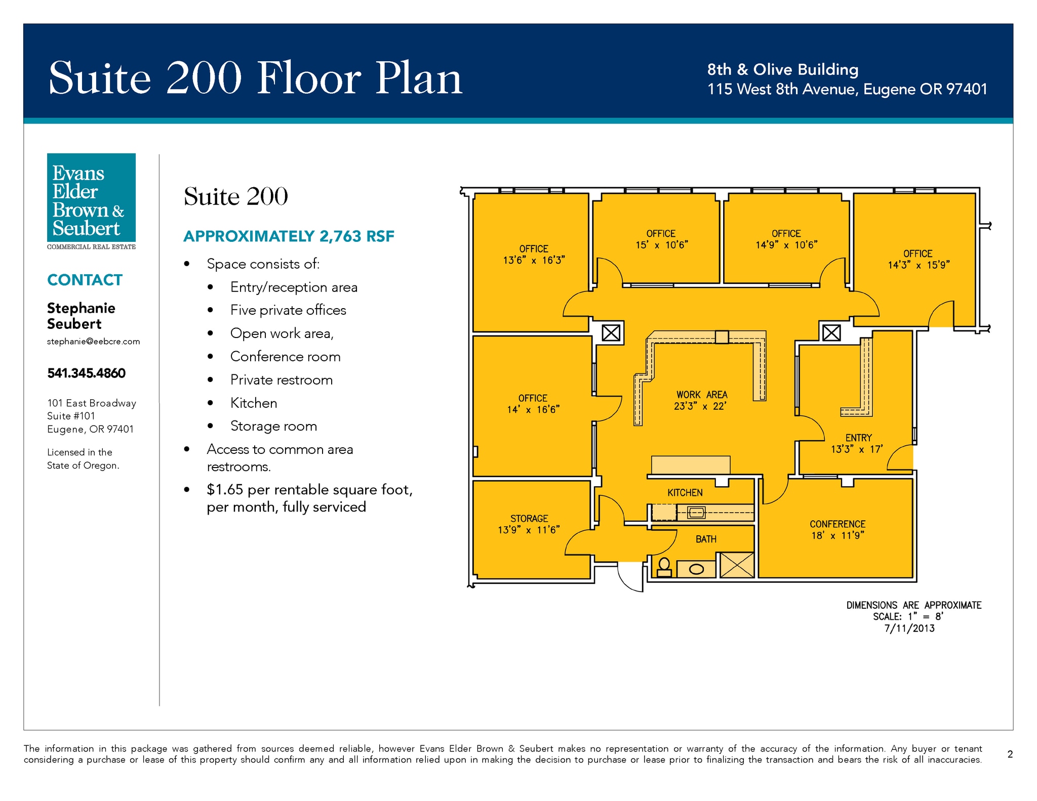 115 W 8th Ave, Eugene, OR for lease Building Photo- Image 1 of 3