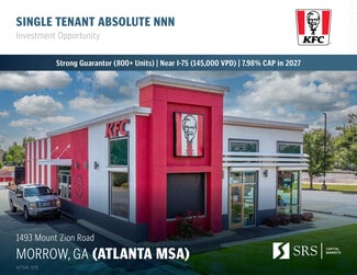 More details for 1493 Mount Zion Rd, Morrow, GA - Retail for Sale