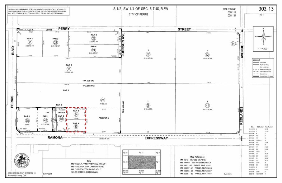 130 Ramona Expy, Perris, CA à vendre - Plan cadastral - Image 3 de 4