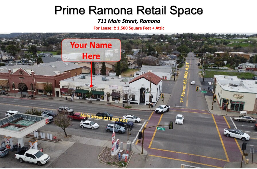 701-713 Main St, Ramona, CA for lease - Primary Photo - Image 1 of 8