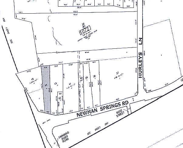 654 Newman Springs Rd, Lincroft, NJ à louer - Plan cadastral - Image 2 de 4