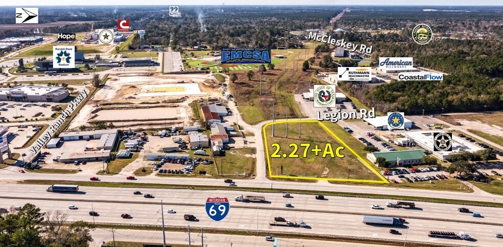 21195 Legion Rd, New Caney, TX à vendre - Aérien - Image 2 de 12
