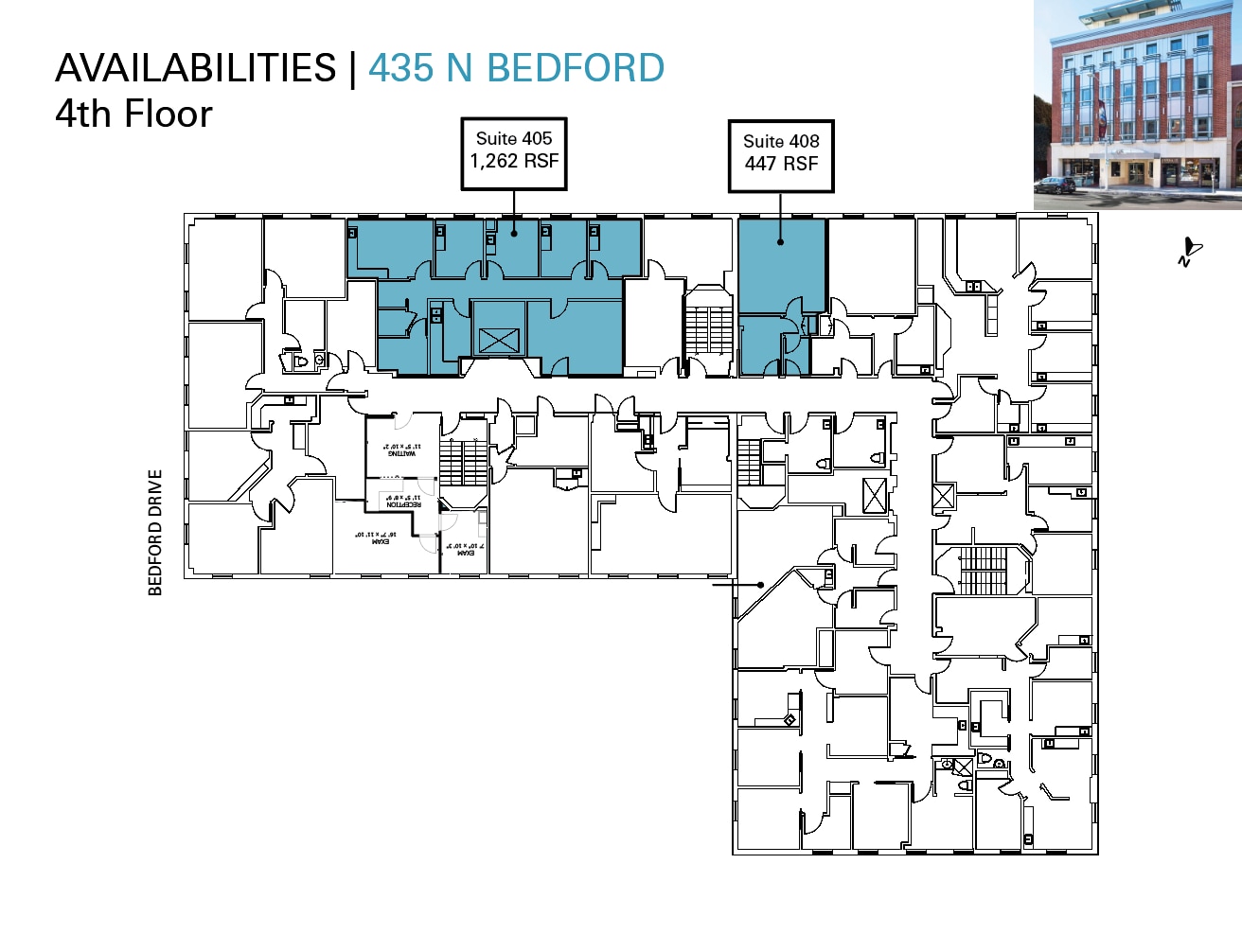 435-437 N Bedford Dr, Beverly Hills, CA à louer Plan d’étage- Image 1 de 1