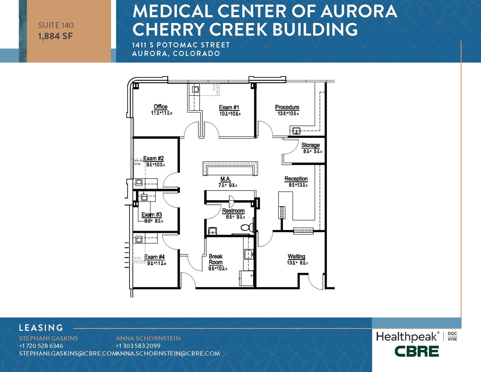 1411 S Potomac St, Aurora, CO à louer Plan d’étage- Image 1 de 1