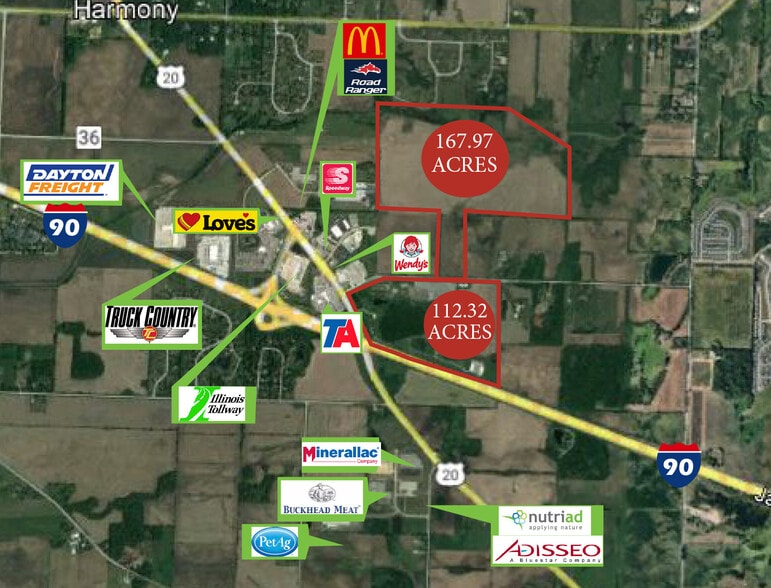 NEC I-90 & Route 20, Hampshire, IL for sale - Building Photo - Image 1 of 1