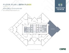 801 K St, Sacramento, CA for lease Floor Plan- Image 1 of 2