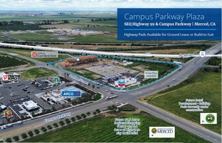 Plus de détails pour SEQ Hwy 99 and Campus Pky, Merced, CA - Vente au détail à louer